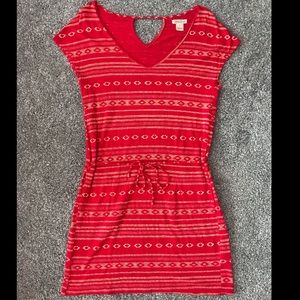 Lucky Brand Red T-Shirt Dress